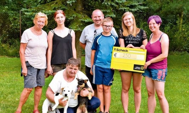 „Bunte Pfoten“wandern, sammeln, spenden