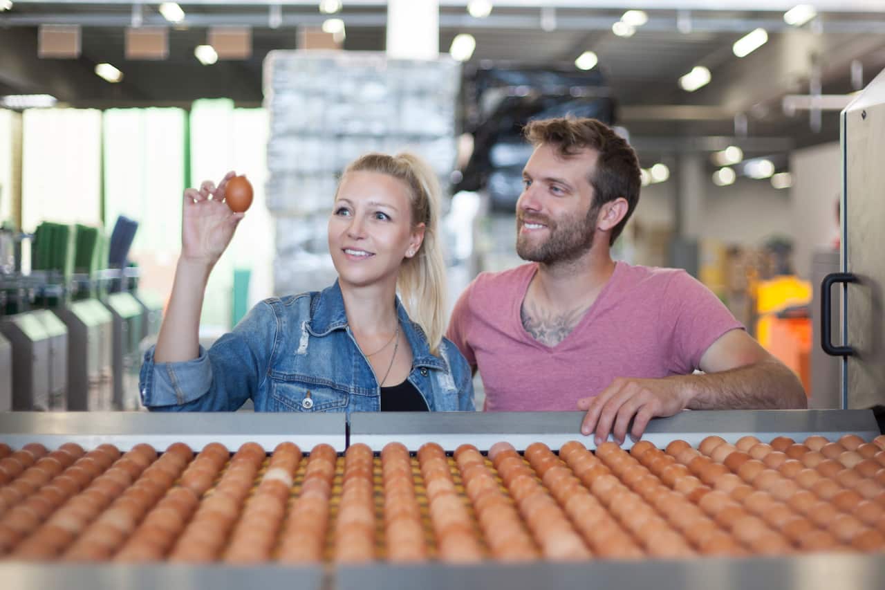 Schlögl__Barbara Schlögl mit Produktionsleiter und Mann Jörg Schlögl__Barbara Schlögl mit Produktionsleiter und Mann Jörg