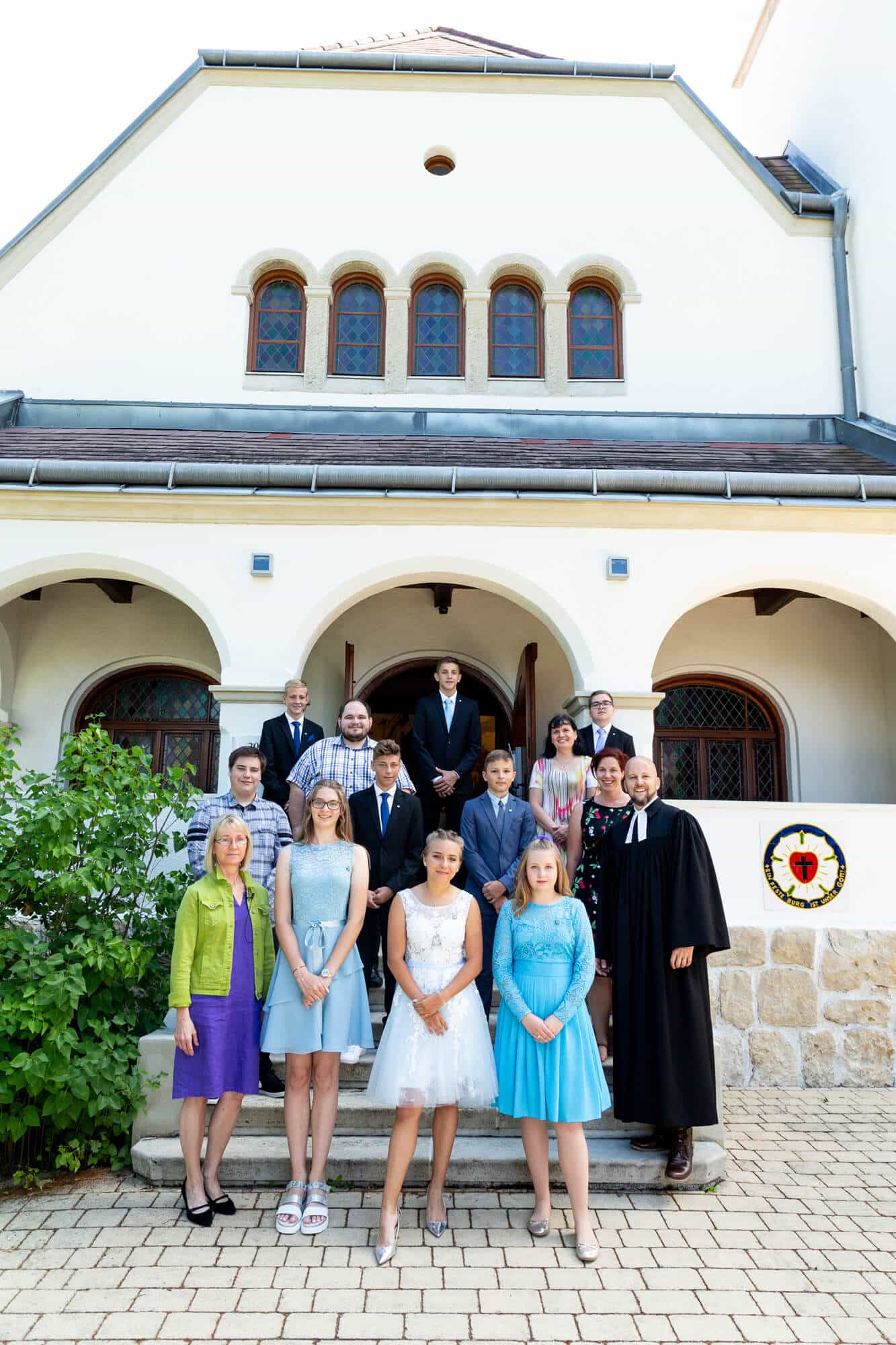 KonfirmandInnen und MitarbeiterInnen Bekenntniskirche Weppersdorf cAndreas Thiesz